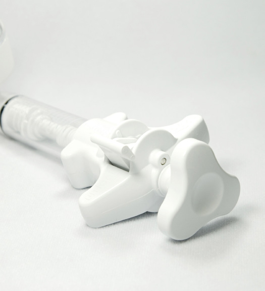 SPASY™ — dispozitivul de umflare a balonului (Balloon Expander, SWMP) cu manometru și mecanism Lock/Unlock (material Seawon Meditech)